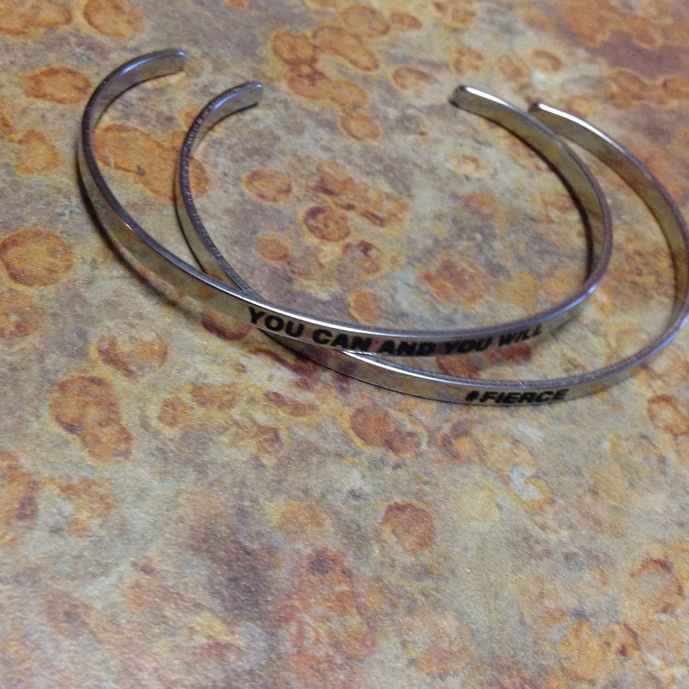 Bracelet set you can and you will fierce #fierce